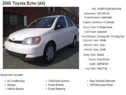 Used Toyota Echo